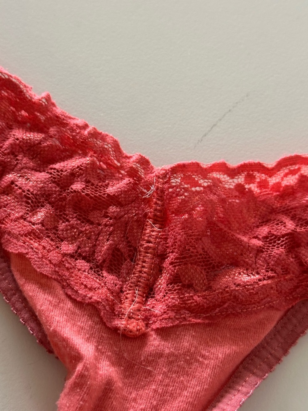 Vintage Y2K Lululemon Lace Thong Panties Bundle Pink S Logo Low Rise Cotton - Picture 4 of 5